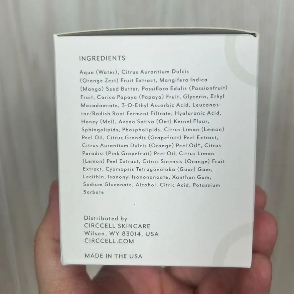 NEW CIRCCELL Skincare Fruition Brightening & Polishing Fruit Mask, Bulk Lot 16ct